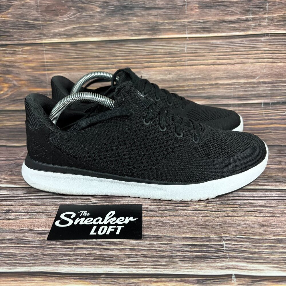 Kizik Lima Men's Hands Free‎ Slip On Black Lace Up Shoes Size 10